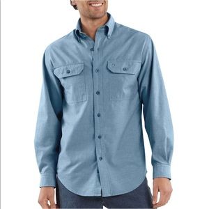 Carhartt Men’s Long Sleeve Chambray Button Up XL